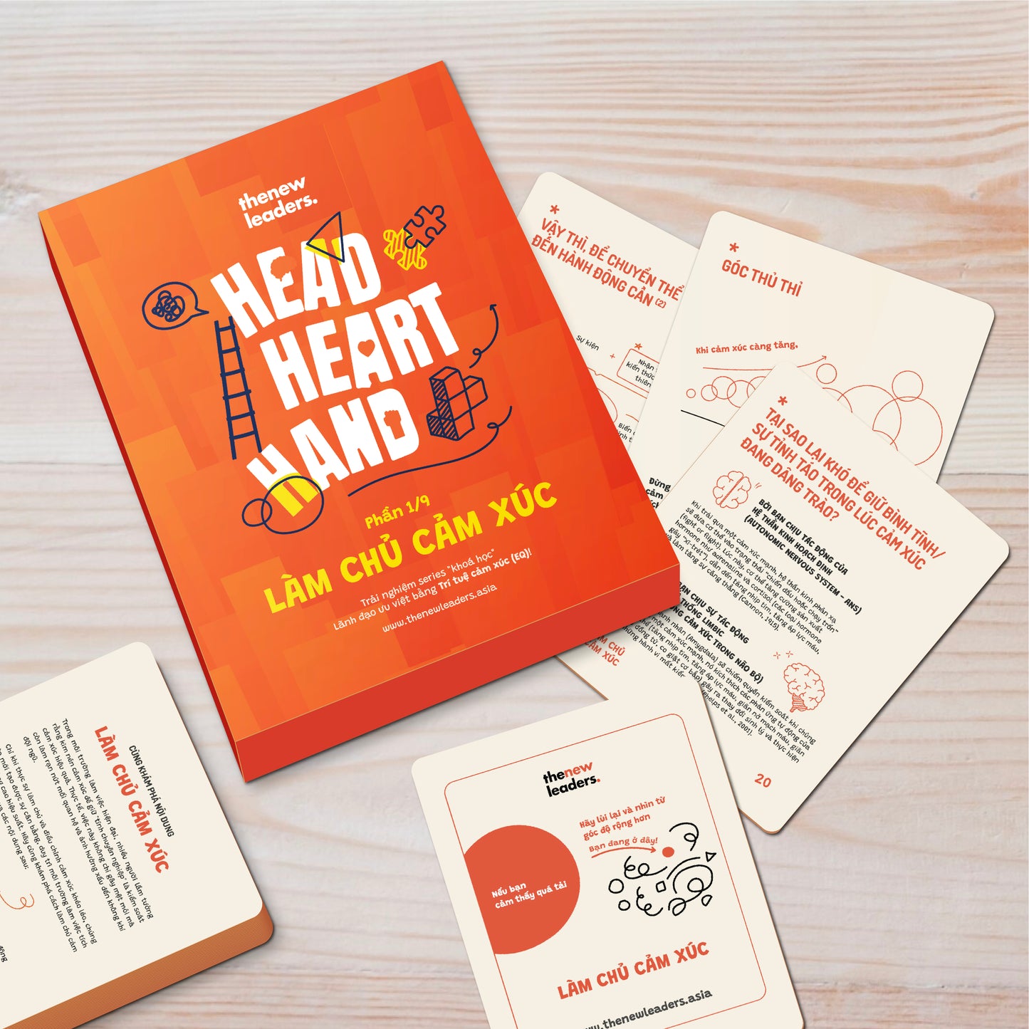 Cẩm nang EQ Leadership "Head, Heart, Hand" (Bộ 01: Làm chủ cảm xúc)